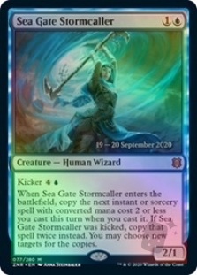 Sea Gate Stormcaller (Zendikar Rising Prerelease)