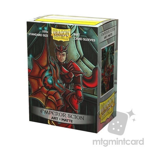 Dragon Shield 100 - Standard Deck Protector Sleeves - Art Matte Emperor Scion Portrait - AT-12045