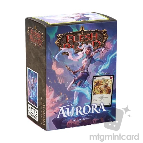 Dragon Shield 100 - Standard Deck Protector Sleeves - Art Matte - Flesh and Blood - Aurora - AT-16125