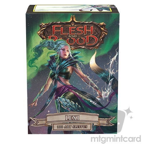 Dragon Shield 100 - Standard Deck Protector Sleeves - Art Matte - Flesh and Blood - Lexi - AT-16041