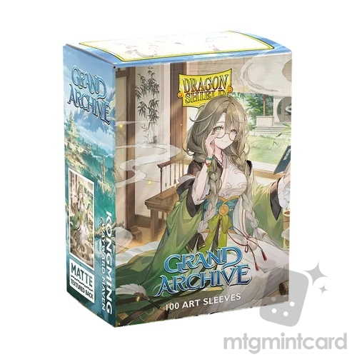 Dragon Shield 100 - Standard Deck Protector Sleeves - Art Matte - Grand Archive - Kongming - AT-16127