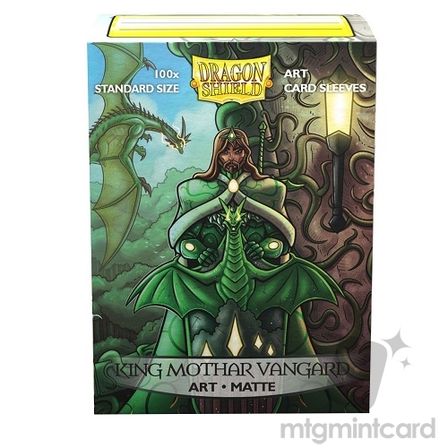 Dragon Shield 100 - Standard Deck Protector Sleeves - Art Matte King Mothar Vanguard - Portrait - AT-12036