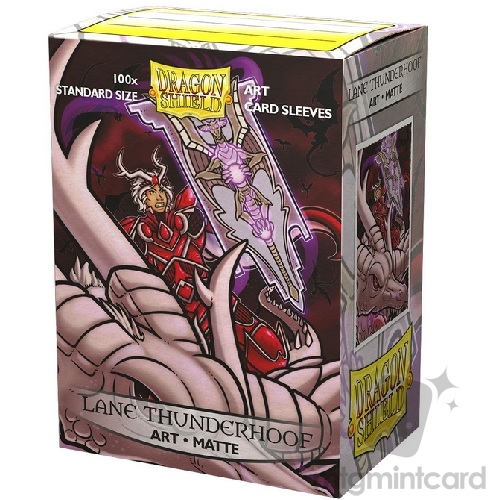 Dragon Shield 100 - Standard Deck Protector Sleeves - Art Matte Lane Thunderhoof Portrait - AT-12044