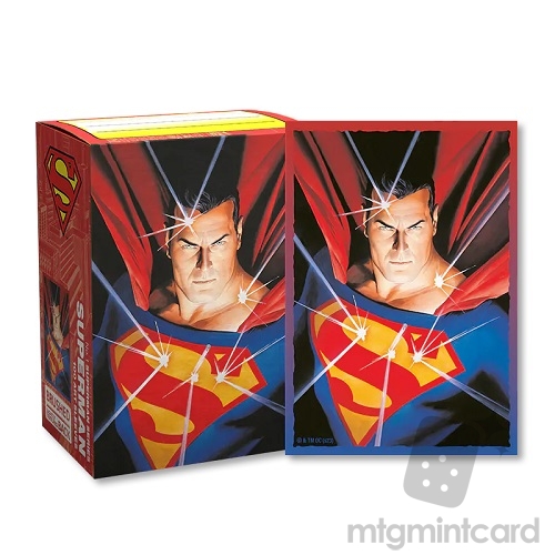 Dragon Shield 100 - Standard Deck Protector Sleeves - Brushed Art - Superman Series - Superman - AT-16095