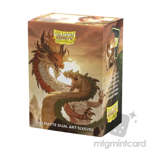 Dragon Shield 100 - Standard Deck Protector Sleeves - Dual Matte Art - Wood Snake 2025 - AT-12126