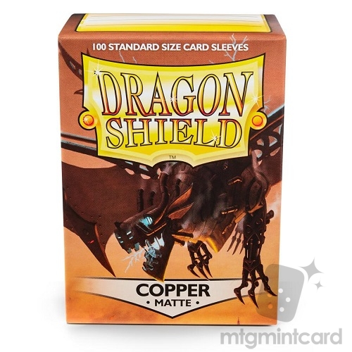 Dragon Shield 100 - Standard Deck Protector Sleeves - Matte Copper - AT-11016