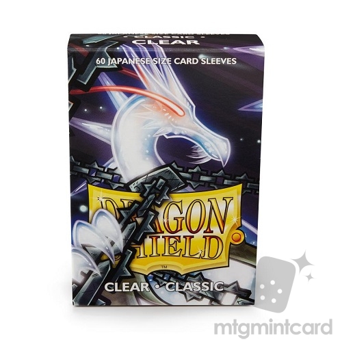 Dragon Shield 60 - Deck Protector Sleeves - Japanese size - Clear - AT-10601