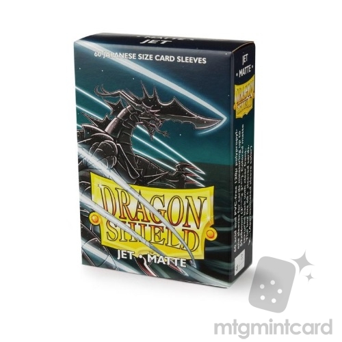 Dragon Shield 60 - Deck Protector Sleeves - Japanese size Matte Jet - AT-11124