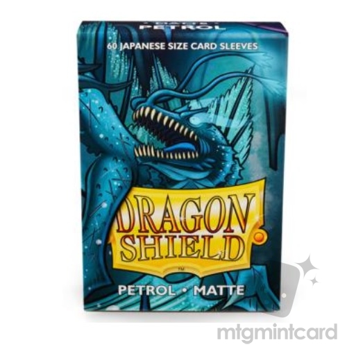 Dragon Shield 60 - Deck Protector Sleeves - Japanese size Matte Petrol - AT-11120