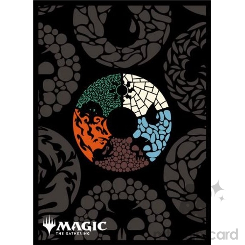 Ensky 80 - Magic MTG Players Card Sleeves - MANA-MINIMALIST - Mana (Pattern) - MTGS-297