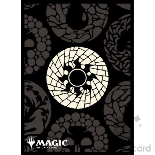 Ensky 80 - Magic MTG Players Card Sleeves - MANA-MINIMALIST - White Mana (Pattern) - MTGS-292