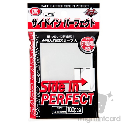 KMC 100 Standard Sized Card Sleeves Deck Protectors - Side In Perfect  (New 2023) - 021