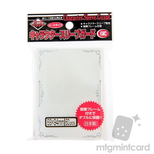 KMC 60 Clear Character Sleeves Guard - Silver - 001348