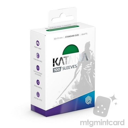 Ultimate Guard 100 - Katana Sleeves Standard Size - Jade Garden - UGD011420
