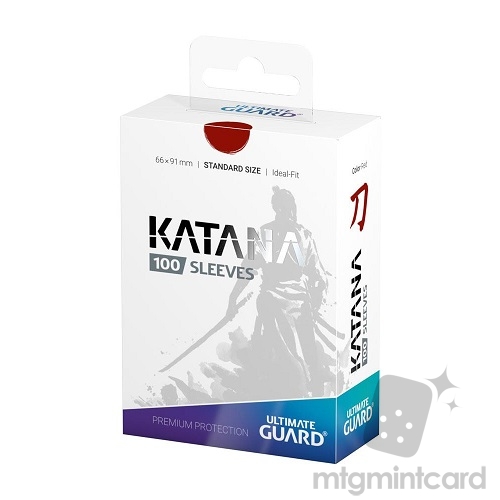 Ultimate Guard 100 - Katana Sleeves Standard Size - Red - UGD010109