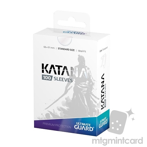 Ultimate Guard 100 - Katana Sleeves Standard Size - Transparent - UGD010090