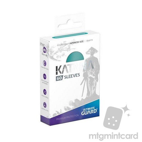 Ultimate Guard 60 - Katana Sleeves Japanese Size - Turquoise - UGD011055
