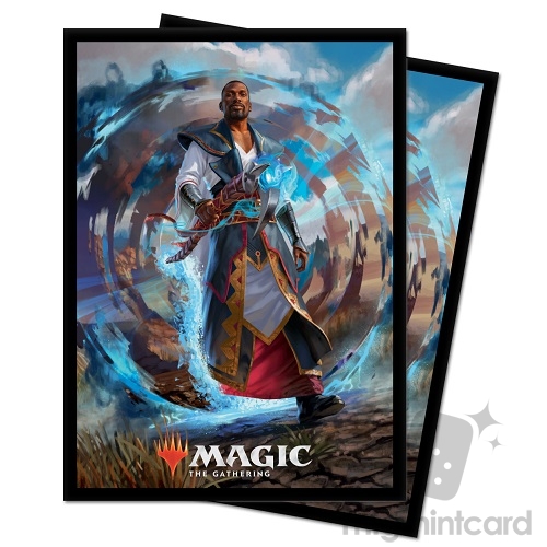 Ultra Pro 100 - Magic Standard Deck Protector Sleeves - Core Set 2021  - v2 Teferi, Master of Time - 18361