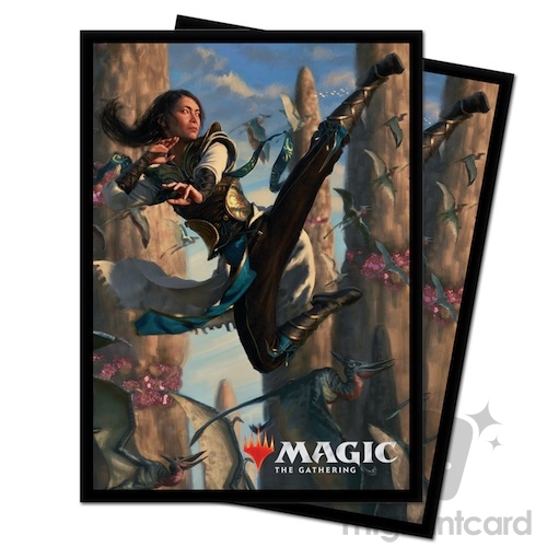 Ultra Pro 100 - Magic Standard Deck Protector Sleeves - Ikoria - v3 Narset of the Ancient Way - 18304