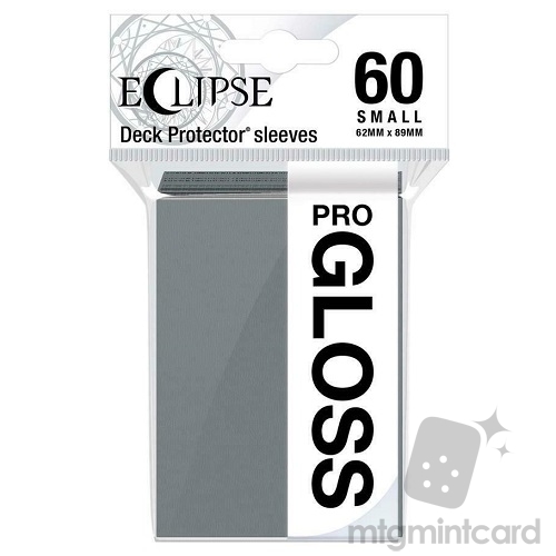 Ultra PRO 60 - Eclipse Gloss Sleeves Small Size - Smoke Grey - 15635