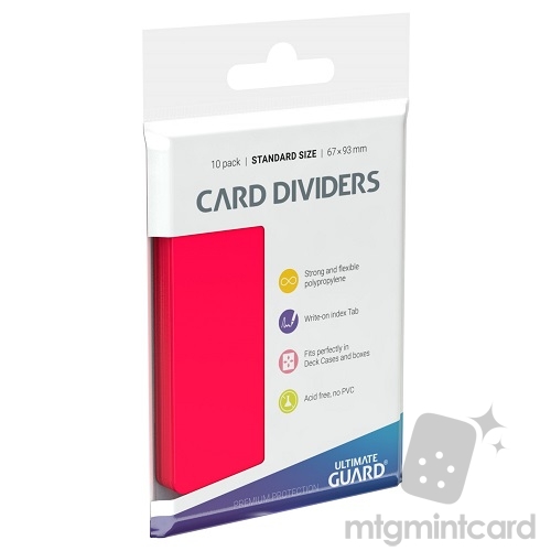 Ultimate Guard Card Dividers - Red - UGD010358