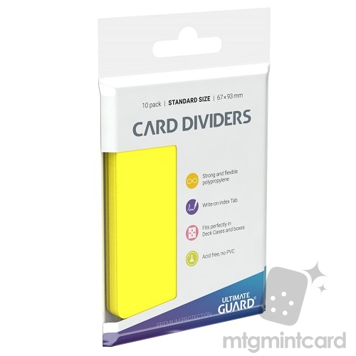 Ultimate Guard Card Dividers - Yellow - UGD010451