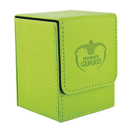 Green UGD010398 Ultimate Guard 100 Card Flip Leather Deck Case