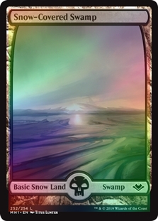 FULL-ART Modern Horizons Magic MTG MINT CARD FOIL SNOW-COVERED MOUNTAIN