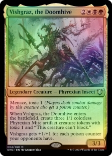 FOIL VISHGRAZ, THE DOOMHIVE X4 Phyrexia: All Will Be One