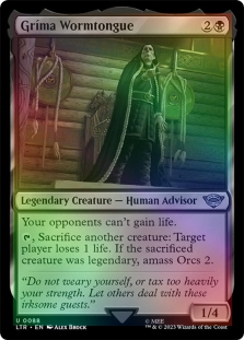 grima wormtongue mtg card MTG Commander Deck EDH Deck Reaper King 100 Magic Cards Custom Deck Ch –  Moonveil Games main image 1
