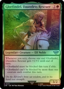FOIL GLORFINDEL, DAUNTLESS RESCUER X4 The Lord Of The Rings Magic MTG MINT CARD | eBay FOIL GLORFINDEL, DAUNTLESS RESCUER X4 The Lord Of The Rings Magic MTG MINT CARD | eBay