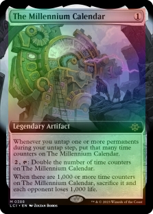 FOIL THE MILLENNIUM CALENDAR (EXTENDED ART) The Lost Caverns Of Ixalan LCI  MTG | eBay