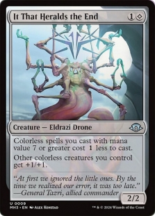 mtg uncommon card glaring fleshraker Magic The Gathering - Modern Horizons 3 - Glaring Fleshraker main image 1
