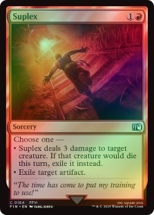 FOIL SUPLEX X4 Final Fantasy FIN Magic MTG MINT CARD | eBay