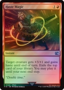 FOIL HASTE MAGIC X4 Final Fantasy FIN Magic MTG MINT CARD | eBay FOIL HASTE MAGIC X4 Final Fantasy FIN Magic MTG MINT CARD | eBay
