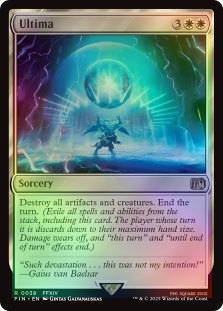 FOIL ULTIMA X4 Final Fantasy FIN Magic MTG MINT CARD | eBay FOIL ULTIMA X4 Final Fantasy FIN Magic MTG MINT CARD | eBay