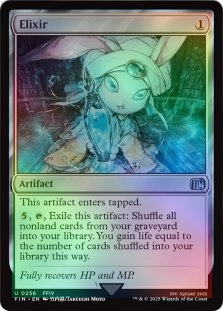 FOIL ELIXIR X4 Final Fantasy FIN Magic MTG MINT CARD | eBay