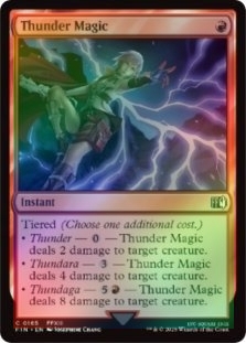 FOIL ICE MAGIC X4 Final Fantasy FIN Magic MTG MINT CARD | eBay