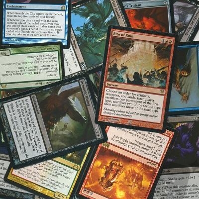 Card Lot - 400 Foil with 10 Rare & 70 Uncommon
