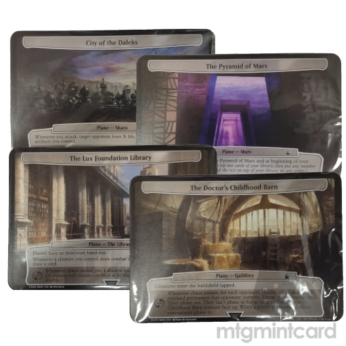 Complete Doctor Who Commander Oversized Planechase Cards Set (40 in a set)