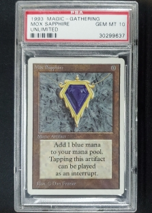 Mox Sapphire (PSA Graded 10 #30299637)