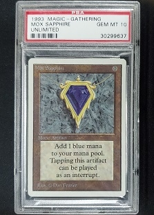 Mox Sapphire (PSA Graded 10 #30299637)