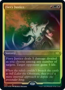 Fiery Justice (Foil-Etched)