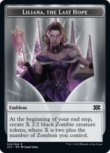 Emblem Liliana, the Last Hope (23/24) // Spirit Token (2/24)