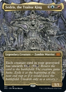 Sedris, the Traitor King (Borderless)