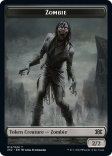Zombie Token (12/24) // Knight Token (5/24)