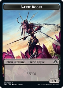 Faerie Rogue Token (11/24) // Spirit Token (8/24)