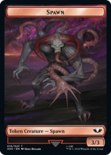 Spawn Token (16/23) // Blue Horror Token (20/23)