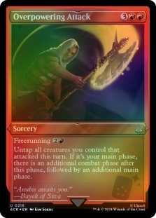 Overpowering Attack (Foil-etched)