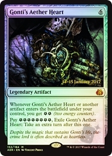 Gonti's Aether Heart (Aether Revolt Prerelease)